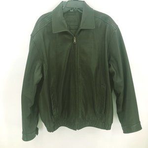 Round Tree & Yorke brown leather jacket